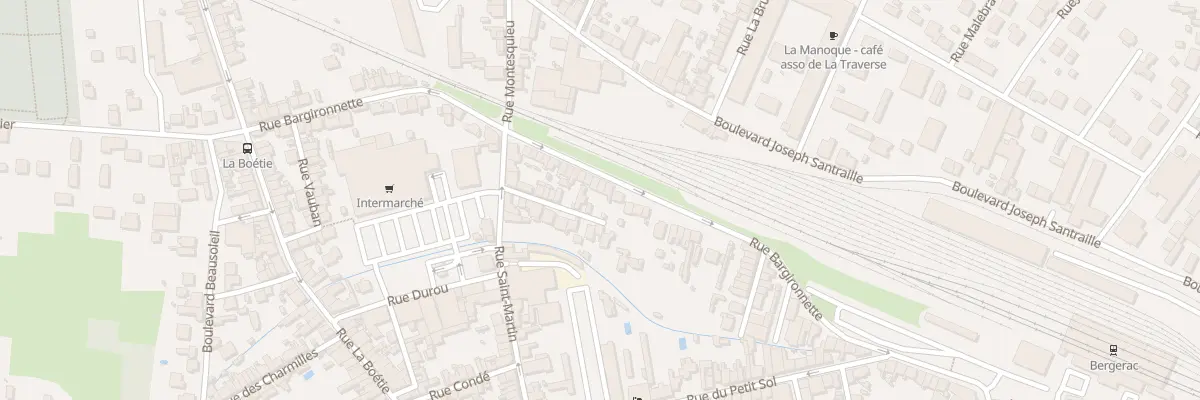 Plan du 61 Rue Bargironnette à Bergerac