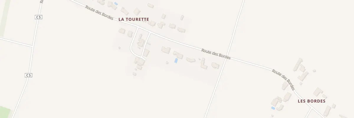 Plan du 38 Rte des Bordes à Sèvres-Anxaumont