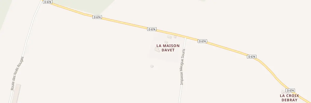 Plan du 559 Rte de la Maison Davet à La Ferrière-au-Doyen