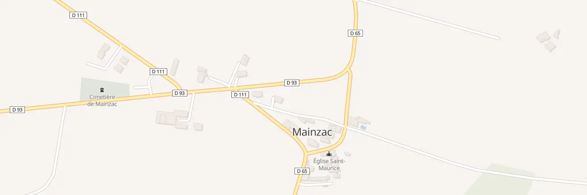 Plan du 6 Che des Buis à Mainzac