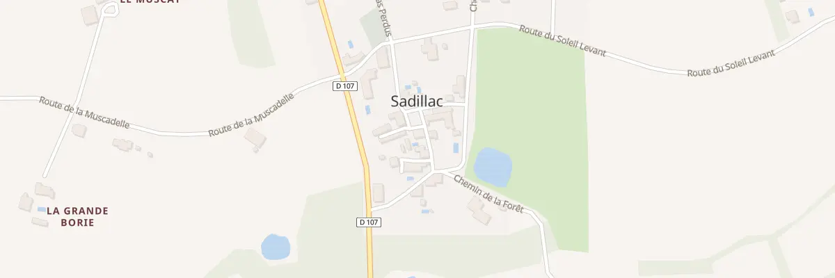 Plan du 24 Le Bourg à Sadillac