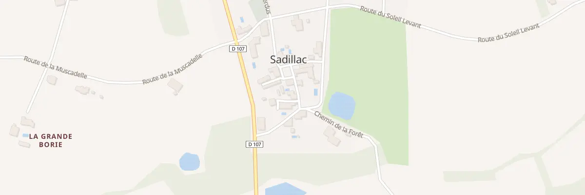 Plan du 38 Le Bourg à Sadillac