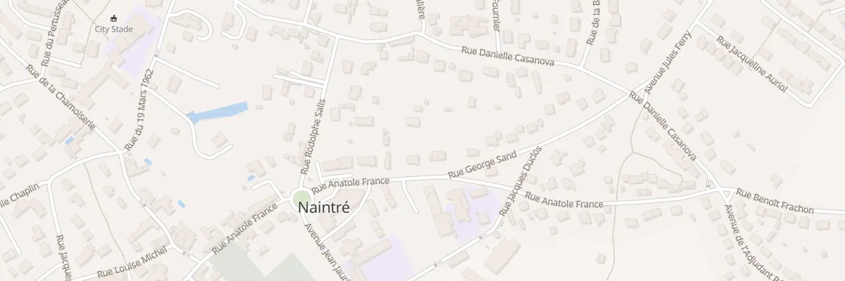 Plan du 22 Rue Anatole France à Naintré