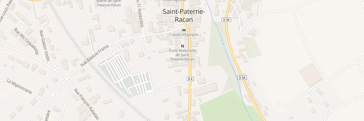 Plan du 9 Rue des Ecoles à Saint-Paterne-Racan