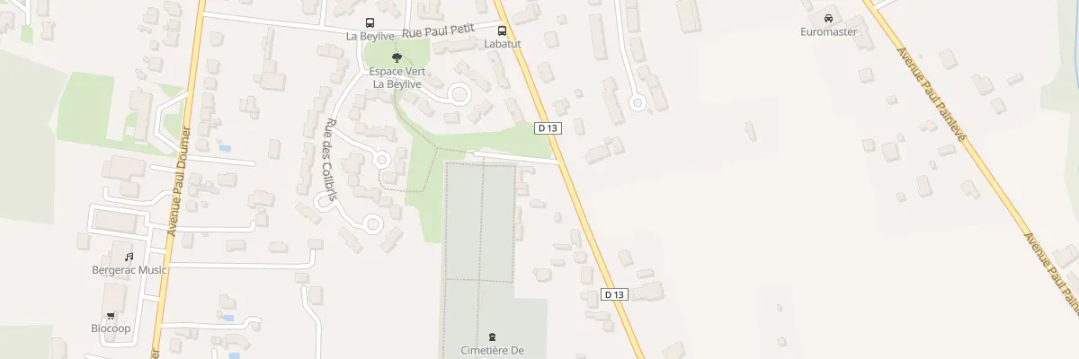 Plan du 57 Rue Ferdinand de Labatut à Bergerac