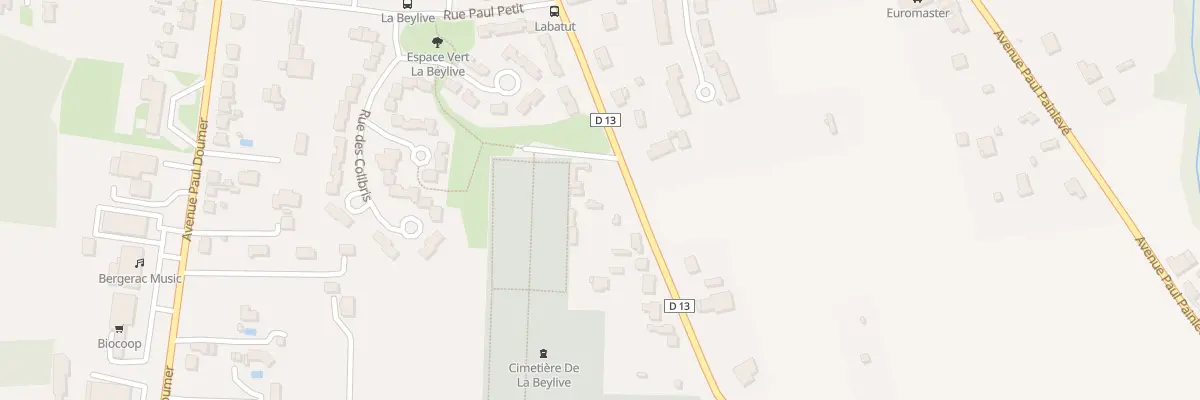 Plan du 59 Rue Ferdinand de Labatut à Bergerac