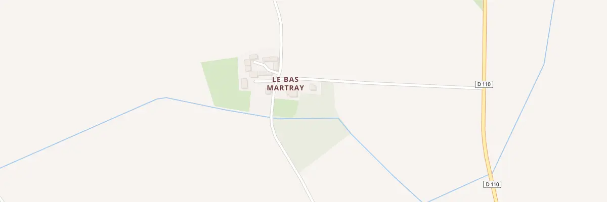 Plan du 294 Le Bas Martray à Marigny-Marmande