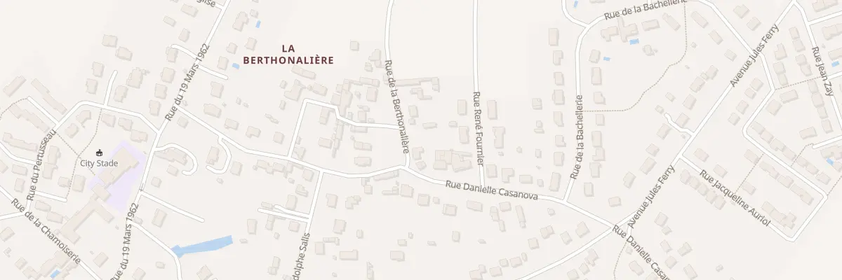 Plan du 31 Rue de la Berthonalière à Naintré