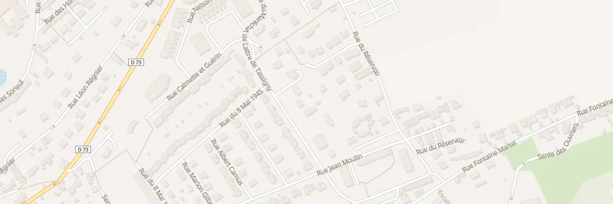 Plan du 26 Rue Mal de Lattre de Tassigny à Bolbec