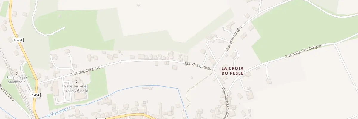 Plan du 9 Rue des Coteaux à Saint-Paterne-Racan