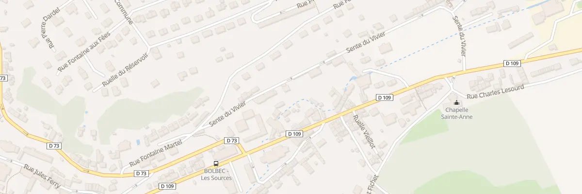 Plan du 158 Sen du Vivier à Bolbec