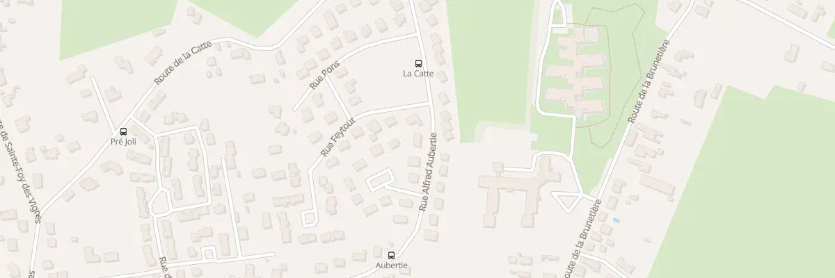 Plan du 3 Rue Alfred Aubertie à Bergerac