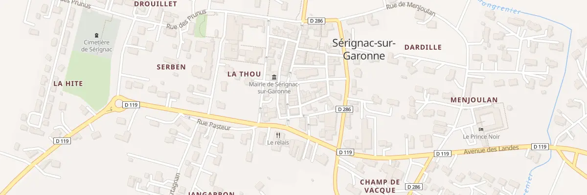 Plan du 6 Rue de la Bastide à Sérignac-sur-Garonne