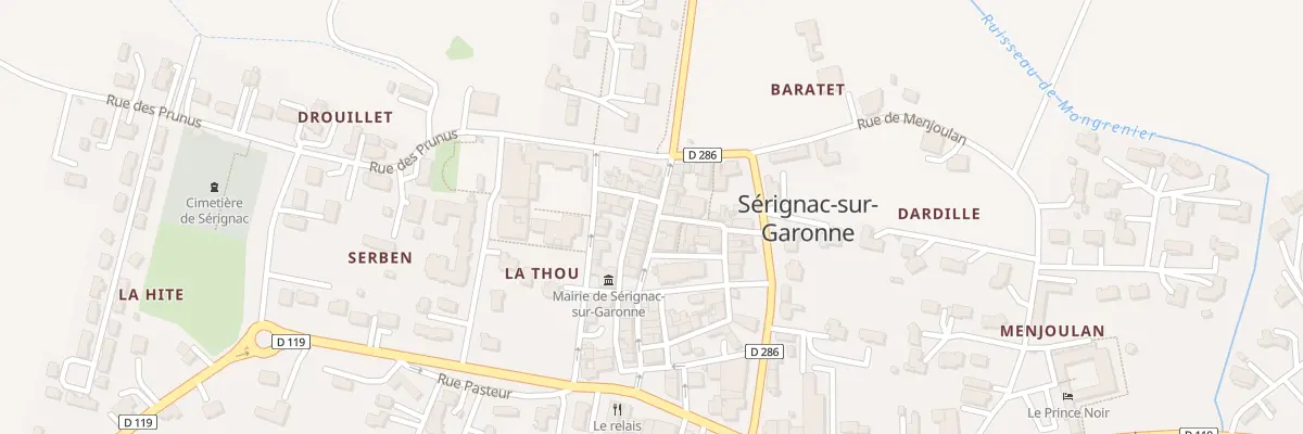 Plan du 11 Rue des Cornières à Sérignac-sur-Garonne