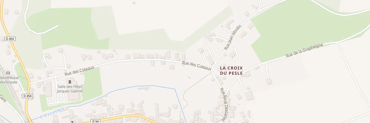 Plan du 5 Rue des Coteaux à Saint-Paterne-Racan