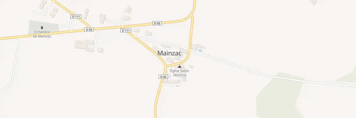 Plan du 3 Rue de l’Eglise à Mainzac