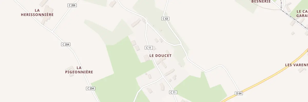 Plan du 1 Doucet à Flée