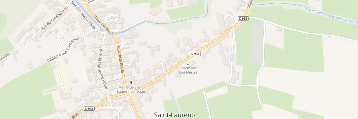 Plan du 21 Av des Vallées à Saint-Laurent-de-Neste