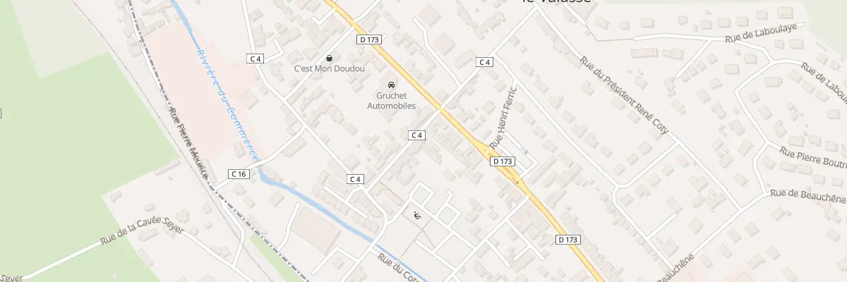 Plan du 13 Rue du Couvent à Gruchet-le-Valasse