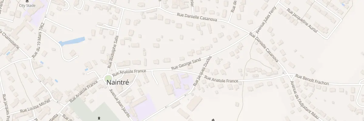Plan du 1 Rue George Sand à Naintré