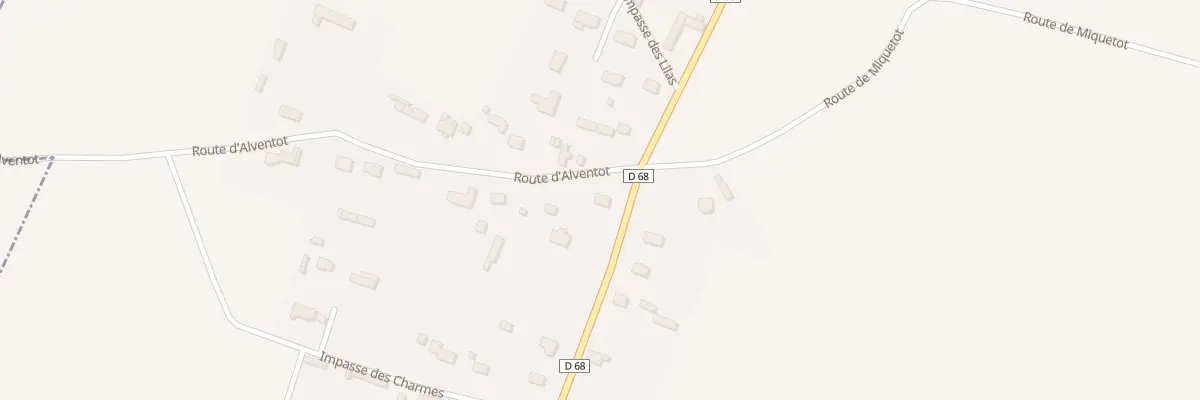 Plan du 274 Rte des Marronniers à Angerville-la-Martel