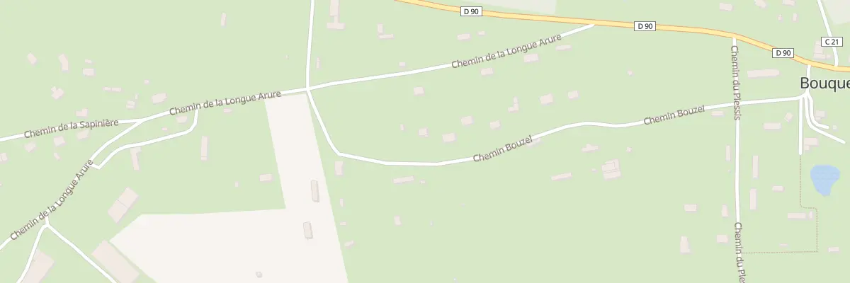 Plan du 340 Che Bouzel à Bouquelon