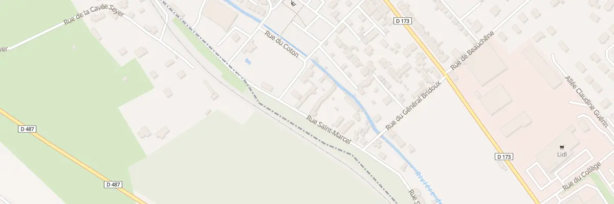 Plan du 58 Rue Saint Marcel à Gruchet-le-Valasse