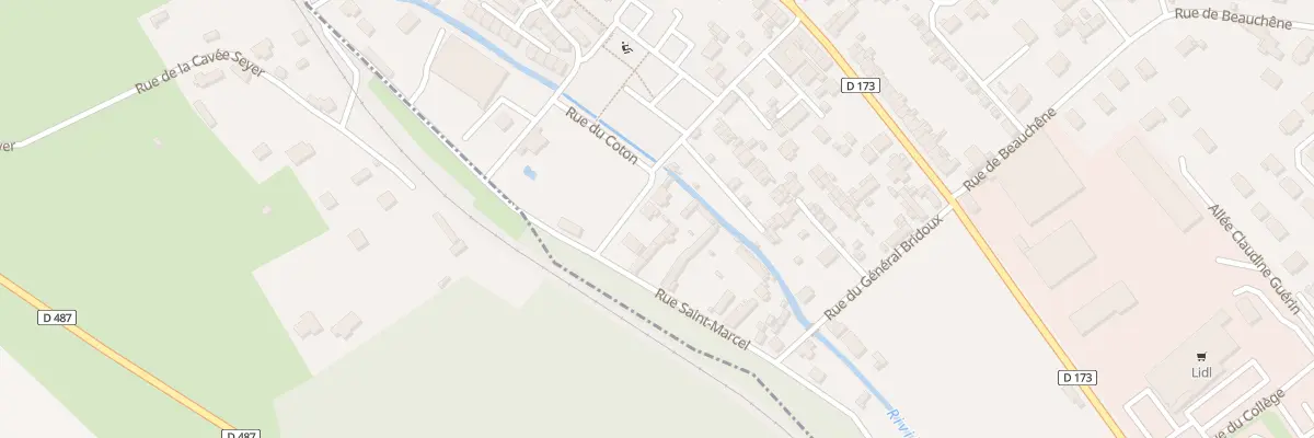 Plan du 64 Rue Saint Marcel à Gruchet-le-Valasse