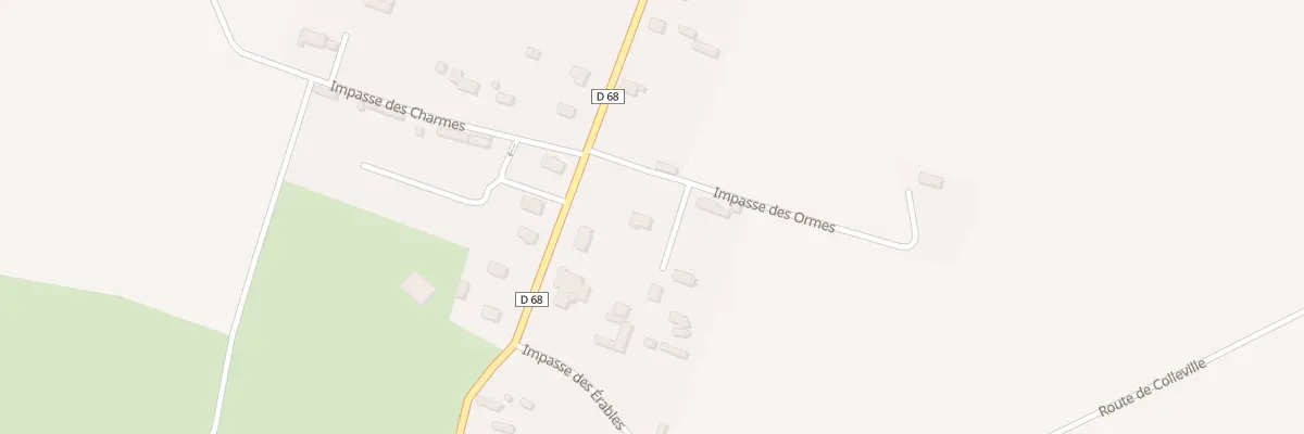 Plan du 256 Imp des Ormes à Angerville-la-Martel