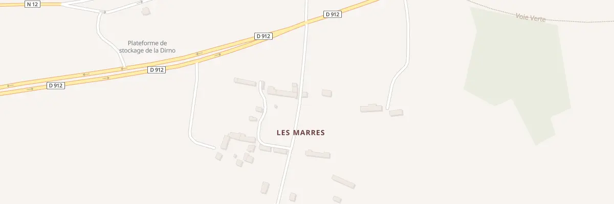 Plan du 12 Village des Mares à Courgeoût