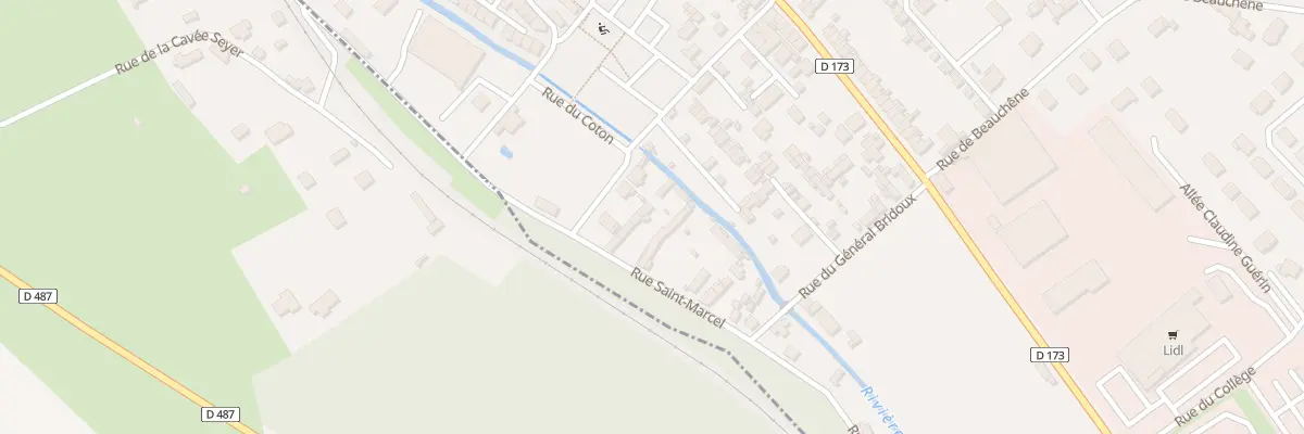 Plan du 54 Rue Saint Marcel à Gruchet-le-Valasse