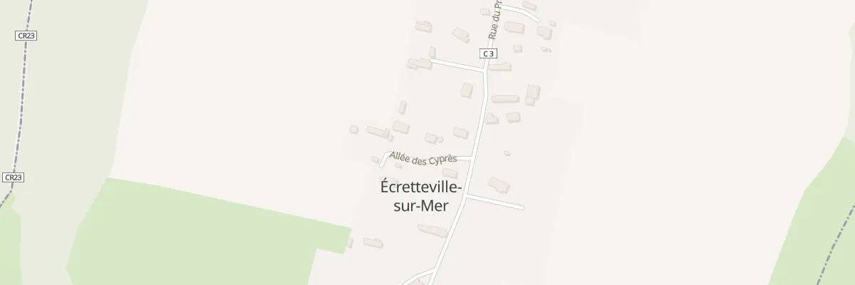 Plan du 6 All des Cypres à Écretteville-sur-Mer