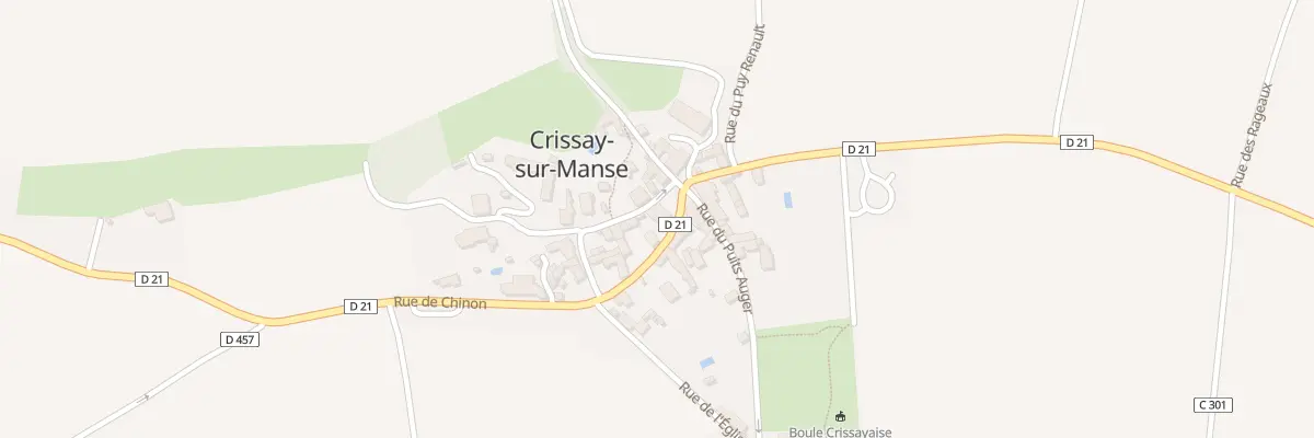 Plan du 5 Rue de Chinon à Crissay-sur-Manse