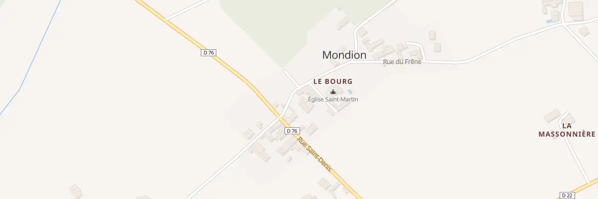 Plan du 2 Imp du Presbytère à Mondion
