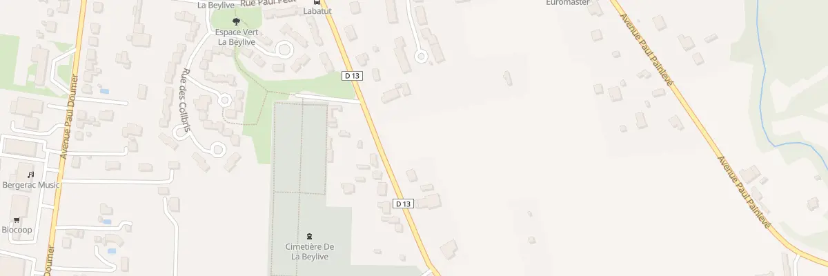 Plan du 44 Rue Ferdinand de Labatut à Bergerac
