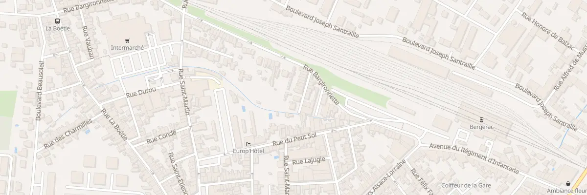 Plan du 4 Imp Bargironnette à Bergerac
