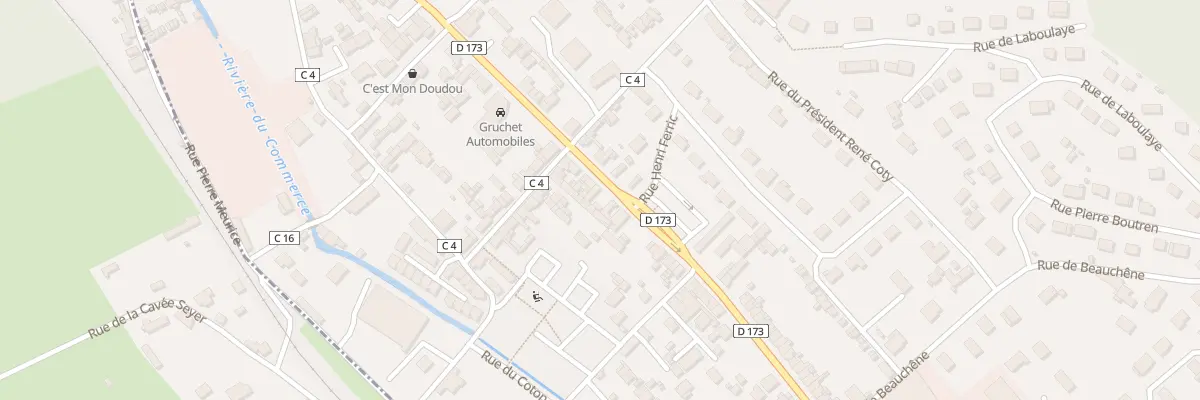 Plan du 37 Rue Charles de Gaulle à Gruchet-le-Valasse