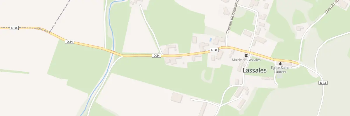 Plan du 5005 Couloume à Lassales