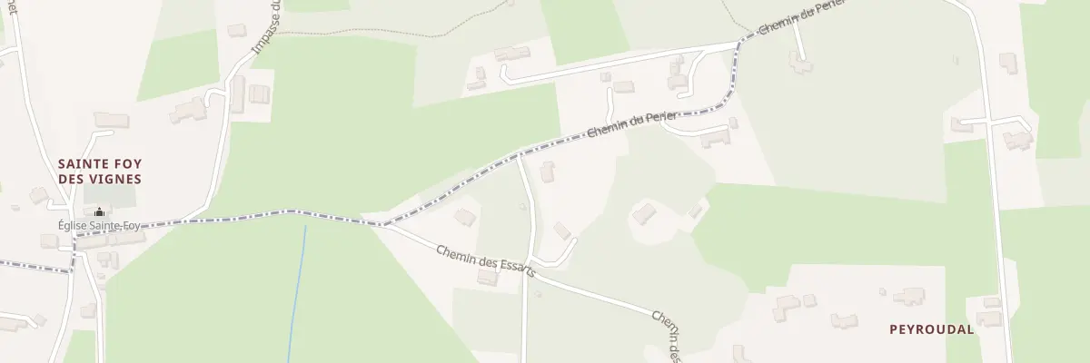 Plan du 9001 Peyroudal-Nord à Bergerac