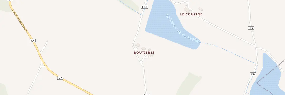 Plan du 5053 Boulieres à Castelnau-sur-l’Auvignon