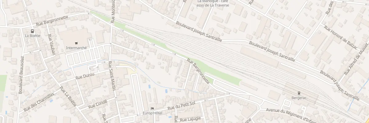 Plan du 35 Rue Bargironnette à Bergerac