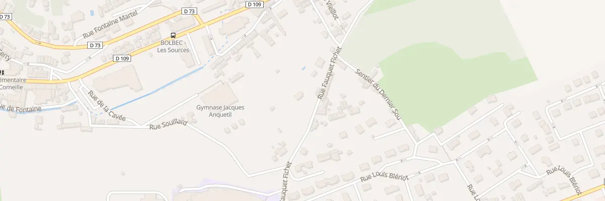 Plan du 20 Rue Fauquet Fichet à Bolbec