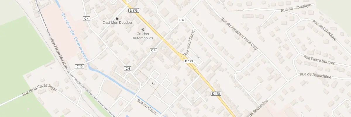Plan du 35 Rue Charles de Gaulle à Gruchet-le-Valasse