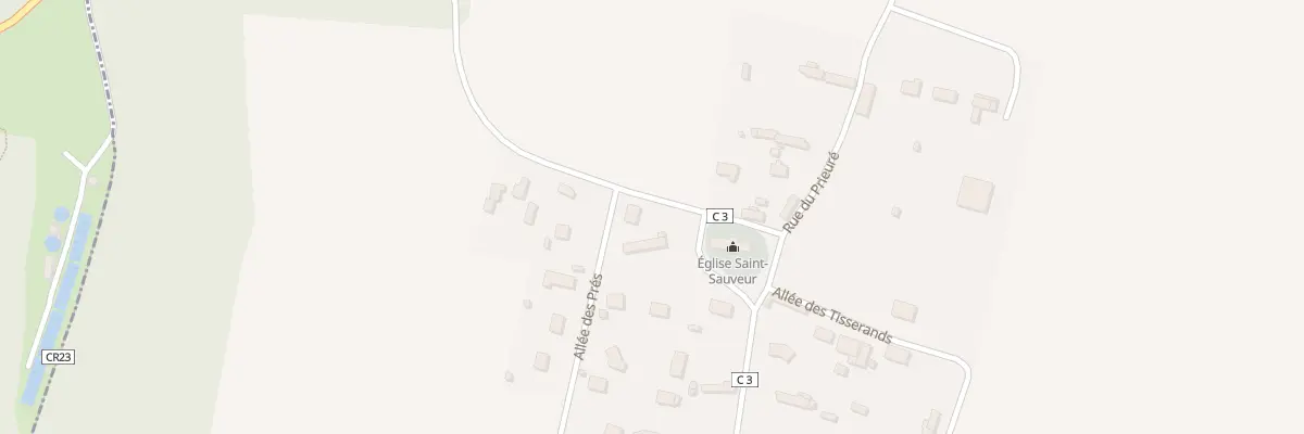 Plan du 1 All des Pres à Écretteville-sur-Mer
