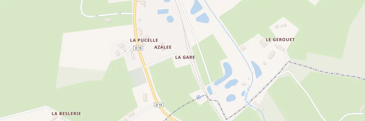 Plan du 5039 La Gare à Prévelles