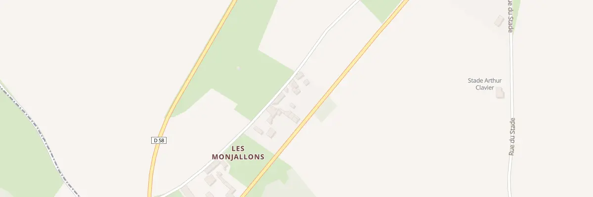 Plan du 203 Les Monjallons à Rilly-sur-Vienne