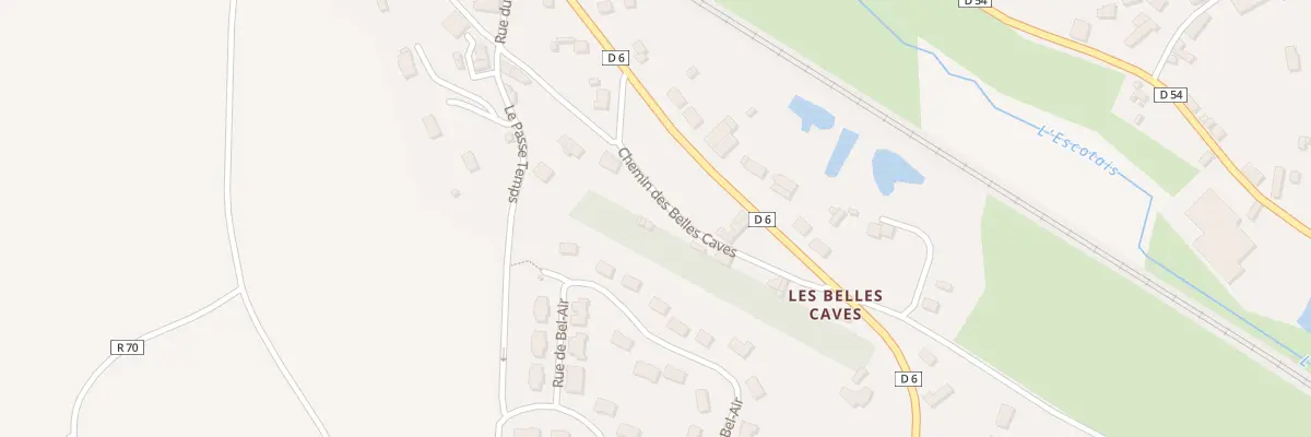 Plan du 541 Les Belles Caves à Saint-Paterne-Racan
