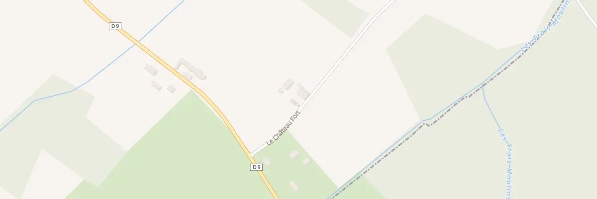 Plan du 9 Le Chateau Fort à Leigné-sur-Usseau