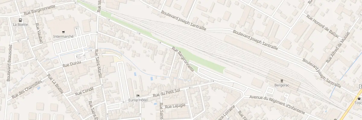 Plan du 7 Imp Bargironnette à Bergerac