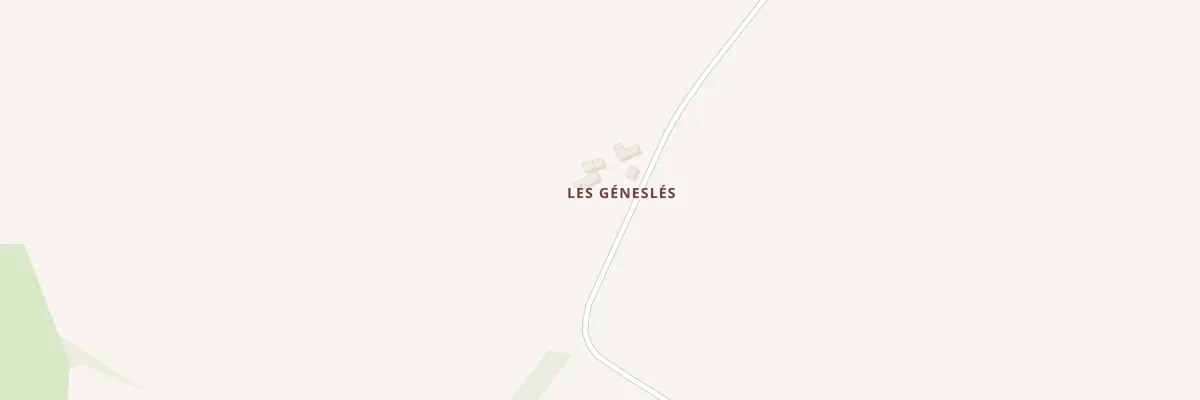 Plan du 101 Les Genesles à Courgeoût